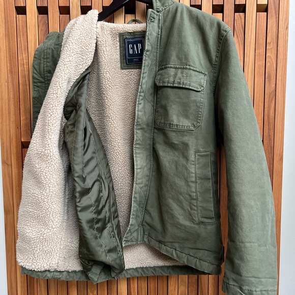 GAP Army Green Jacket Men’s- Small - Picture 7 of 7
